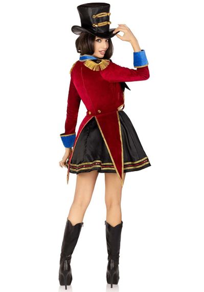 Костюм циркачки Leg Avenue Classic Ringmaster Costume S, платье, шляпа sexstyle | Зображення 5
