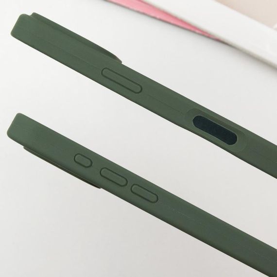 Чохол Silicone Case Full Protective (AA) для Apple iPhone 16 Pro Max (6.9") Зелений / Cyprus Green | Зображення 3