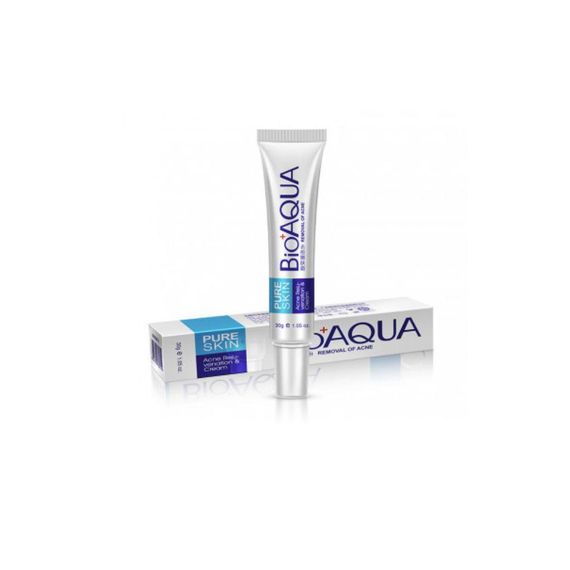 Крем для обличчя BIOAQUA Pure Skin для лікування акне, 30 г | Зображення 1