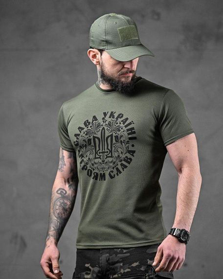 T-shirt Glory to Ukraine oliva DL6374