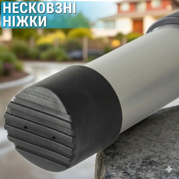 Телескопічна драбина 3.5 м для дому та дачі LN-3,5 | Зображення 5