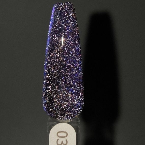 Светоотражающий гель-лак Gelix Space Cat №3 (с эффектом кошачего глаза) 8мл | Зображення 1