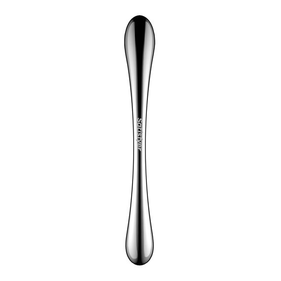 Металевий дилдо Satisfyer Cosmic Crest 1, двосторонній, можна нагрівати й охолоджувати | Зображення 3