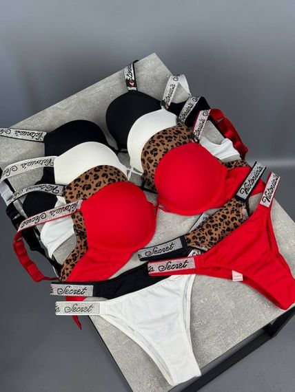 Комплект Victoria's Secret 2402 Push-Up Bra білий | Зображення 6