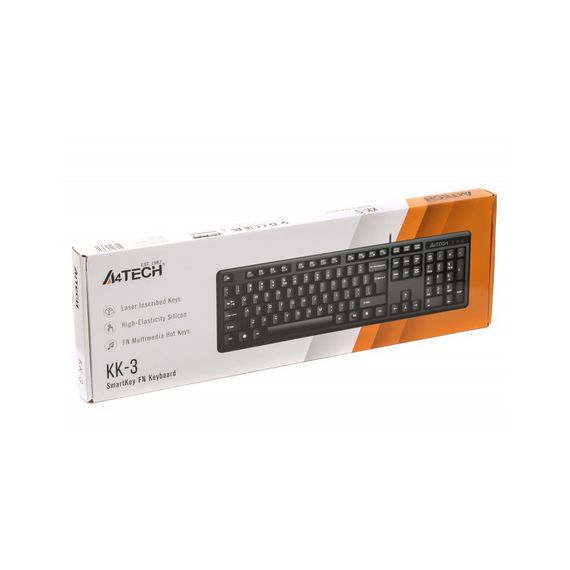 Клавіатура A4Tech KK-3 USB Black | Зображення 3