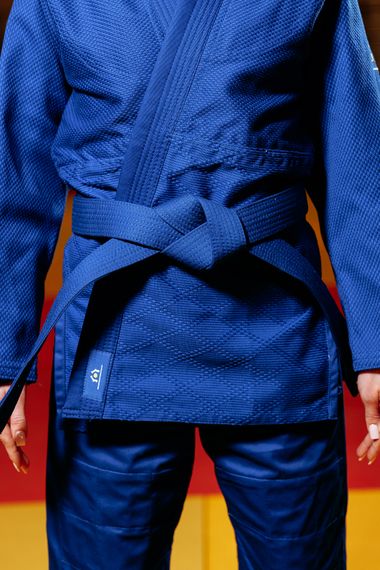 Синє кімоно для дівчат/жінок, дзюдо, TM BUDOGI серія ADVANCED, зріст 140 см, щільність 500 гр/м.кв. | Зображення 2