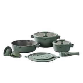 Набор посуды Pepper Forest Chef PR-2501 10 предметов зеленый