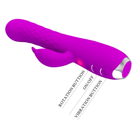 Вібратор із стимулятором клітора та ротацією "Molly" BI-014692 Sex Aura | Зображення 9