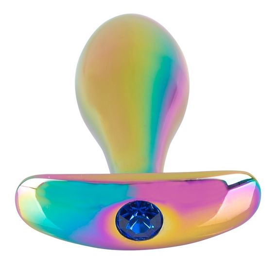 Набір пробок Anos Metal Butt Plug Set Rainb | Зображення 4