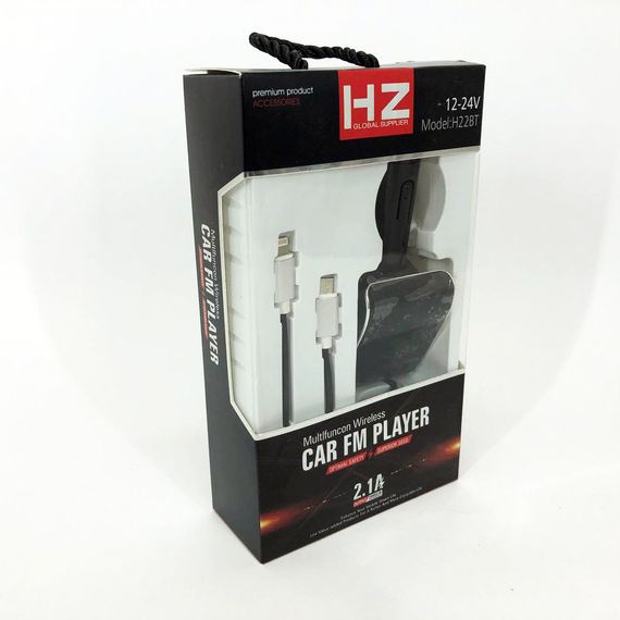 FM модулятор HZ H22 BT для авто з Bluetooth, Авто трансмітер PD-851 від прикурювача | Зображення 7