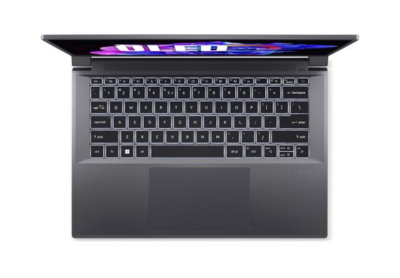 Ноутбук Acer Swift X SFX14-71G 14.5' 2.8K OLED, Intel i7-13700H, 32GB, F1TB, NVD4050-6, Win11, сірий (NX.KEVEU.005) | Зображення 7