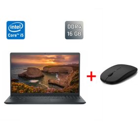 Ультрабук Dell Inspiron 3520 / 15.6" (1920x1080) IPS / Intel Core i5-1235U (10 (12) ядер по 3.3 - 4.4 GHz) / 16 GB DDR4 / 256 GB SSD / Intel Iris Xe Graphics / WebCam б/в + Подарунок Бездротова миша / USB