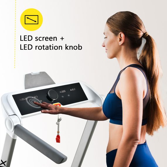 Бігова доріжка Cornix Tina White/Grey | Зображення 9