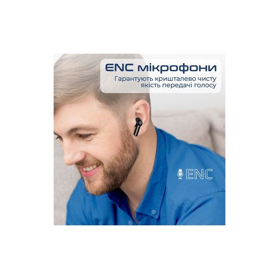 Навушники Promate ProPods Black (propods.black) | Зображення 5