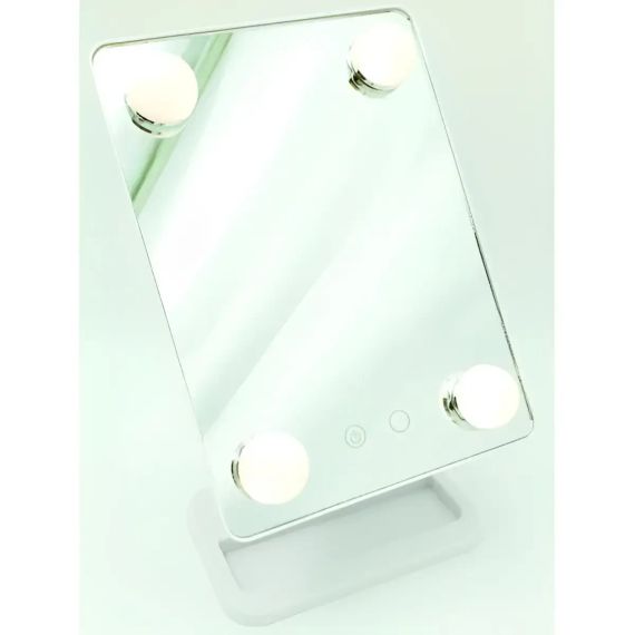 УЦЕНКА! Компактное зеркало с подсветкой для макияжа MCH Cosmetie Mirror 360 (плохая коробка) | Зображення 3