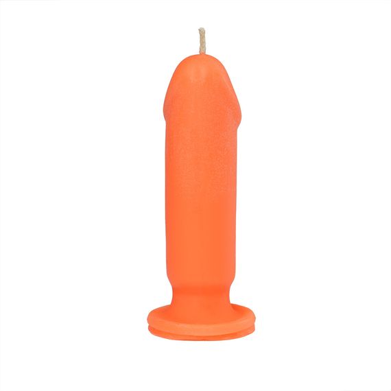 Свічка LOVE FLAME - Dildo S Orange Fluor, CPS04-ORANGE sexstyle | Зображення 3