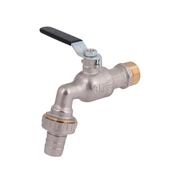 Кран кульовий поливальний Icma 599 3/4"Н (з антизамерзанням) сталевий важіль
