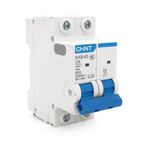 Автоматический выключатель переменного тока CHINT NXB-63 2P C6.6A