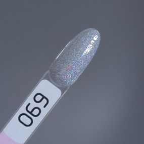 Гель-лак Toki-Toki № 069 срібло голографік 5мл