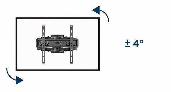 Настінний кронштейн Gembird WM-58ST-01 | Зображення 9