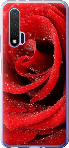 Чехол на Huawei Nova 6 Красная роза "529u-1821-17620"