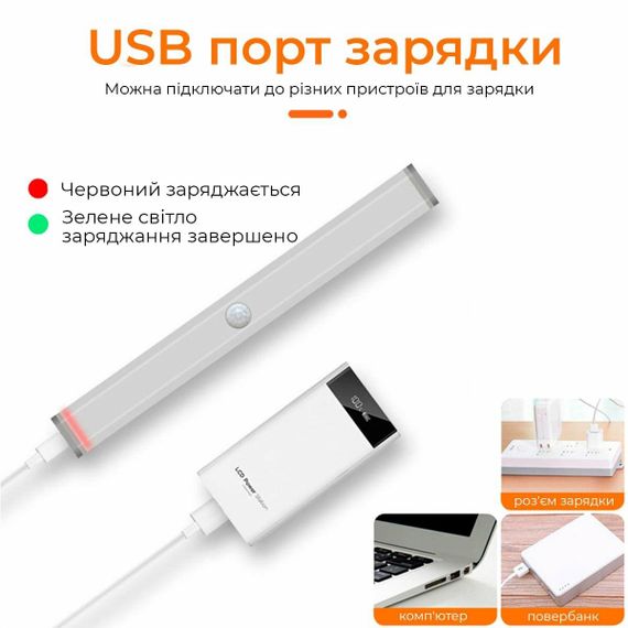 Світлодіодна лампа з датчиком руху 297 мм SW-00001438 | Зображення 9