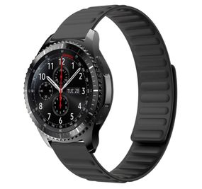 Силіконовий магнітний ремінець Primolux Magnet для годинника Samsung Gear S3 Classic SM-R770 / Frontier RM-760 - Black