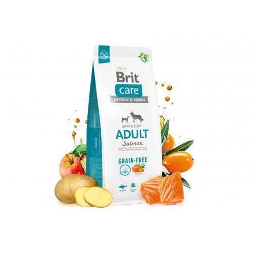 Сухий корм Brit Care Dog Grain-free Adult для собак малих і середніх порід, беззерновий з лососем, 1 кг | Зображення 3
