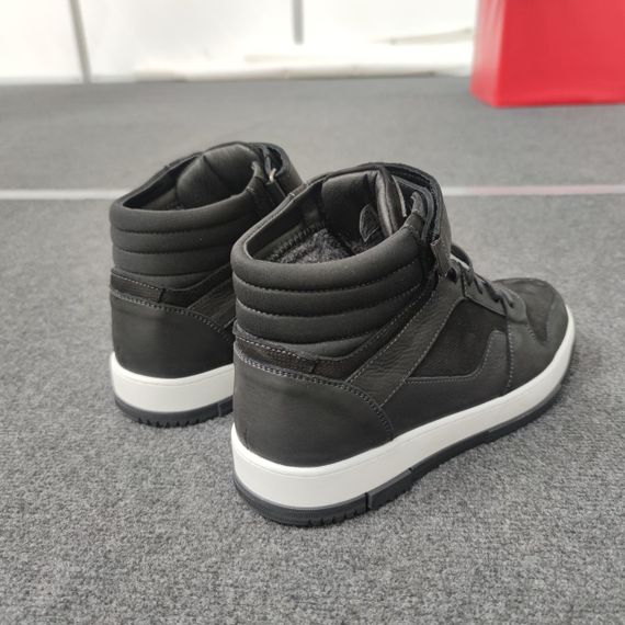 Кеди зимові з нубуку. Черевики на білій підошві 41 42 45 розмір | Зображення 3