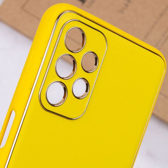 Шкіряний чохол Xshield для Samsung Galaxy A23 4G Жовтий / Yellow | Зображення 4