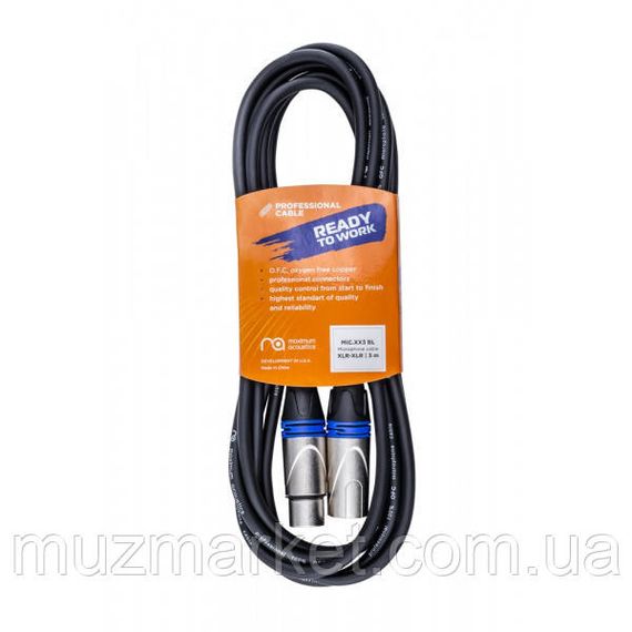 Кабель мікрофонний Maximum Acoustics MIC.XX3 (Blue) | Зображення 1