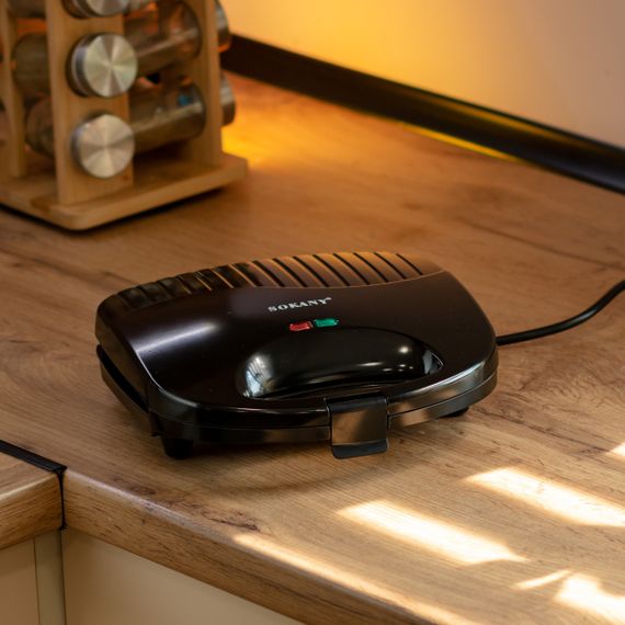 Електрогриль з антипригарним покриттям, термостатом і захистом від перегріву 750 Вт Sokany SK-116 | Зображення 8