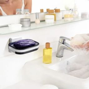 Настінний двошаровий тримач для мила Soap Dish