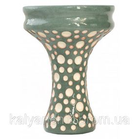 Чаша для кальяну ETNA Katana Dot Glaze Dark Green