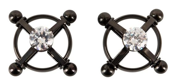 Затискачі для сосків Bad Kitty Nipple Jewellery Чорні One Size | Зображення 6