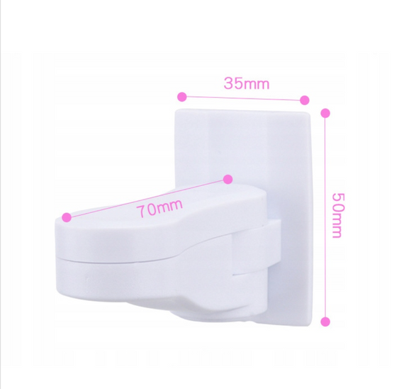 Захист для ручки дверного замка, біла, комплект 5 шт. | Зображення 6