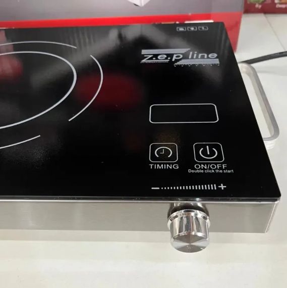 Настільна плита електрична сенсорна інфрачервона одноконфоркова Zepline ZP-061 2200 Вт | Зображення 2