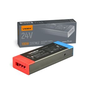 Блок питания для светодиодной ленты VIDEX DC24V 4,16 А 100 Вт IP20 (VL-LST-P100-24V)