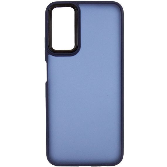Чохол TPU+PC Lyon Frosted для Oppo A58 4G Navy Blue | Зображення 1