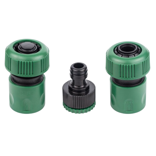 Набір конекторів 1/2" для шланга 3/4" в/р 1/2"*3/4" з адаптерами Grad