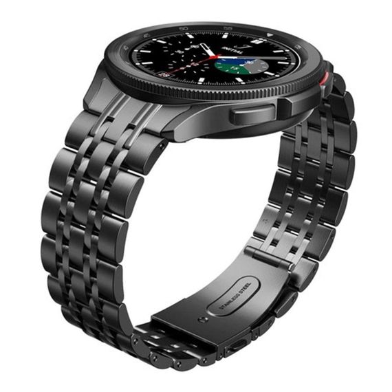 Металевий ремінець Primolux Steel Link для годинника Samsung Galaxy Watch 4 Classic 46mm SM-R890 / SM-R895 - Black | Зображення 1
