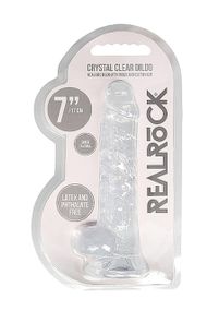 Фаллоимитатор - Realrock Dildo 7" Transparent sexstyle