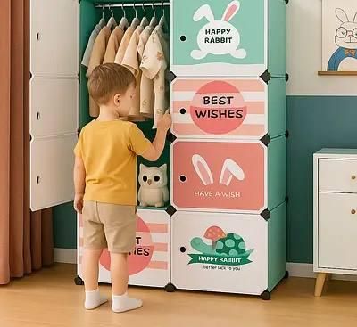 Дитяча модульна шафа Happy Rabbit 81х49х154 см | Зображення 3