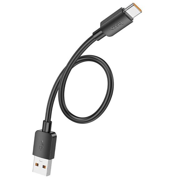Дата кабель Hoco X96 Hyper USB to Type-C 100W (0.25m) Black | Зображення 3