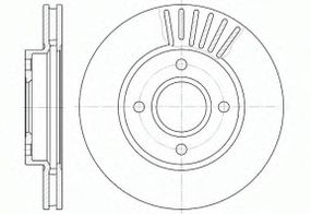 Диск гальмівний FORD MONDEO, SCORPIO передн., вент. (вир-во REMSA) REMSA 621110 на FORD GRANADA I (GAE, GGE)
