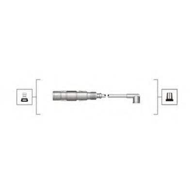 Комплект ізольованих проводів для свічок запалення MAGNETI MARELLI 941319170025 на VW GOLF Mk III Estate (1H5)