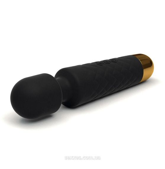 Мини-вибромассажер Dorcel Wand Wanderful Black мощный, водонепроницаемый, 18 режимов работы Sex Aura | Зображення 1