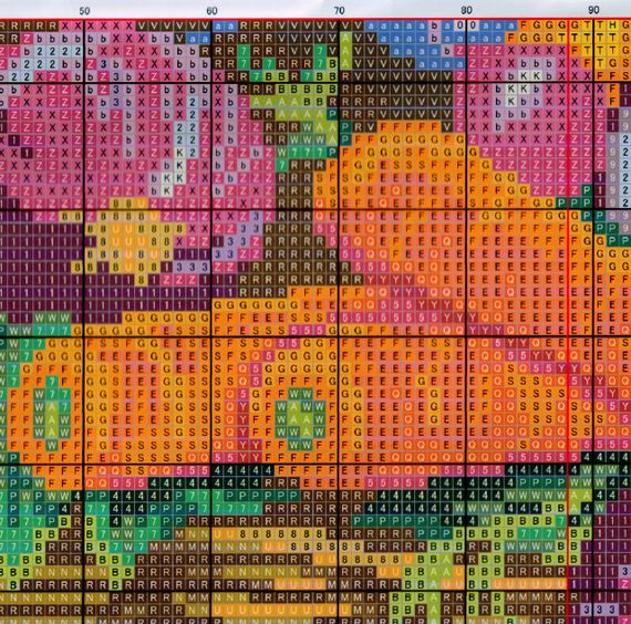 Набір для вишивання за нанесеною схемою "A basket of vegetables". AIDA 14CT printed 40*34 см | Зображення 6