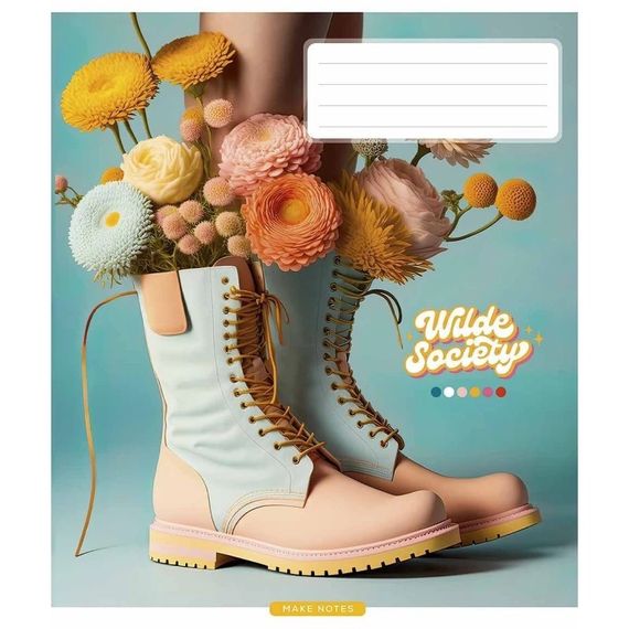 Зошит загальний "Wilder society" 036-3274L-1 у лінію, 36 аркушів