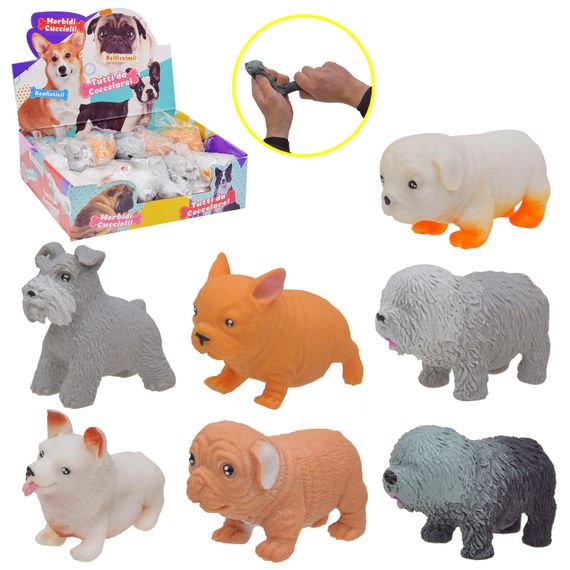 Антистрес тягучка Собака K5902 з піском, 9см, ціна за 1шт (6922011059027) Вид 5 | Зображення 1